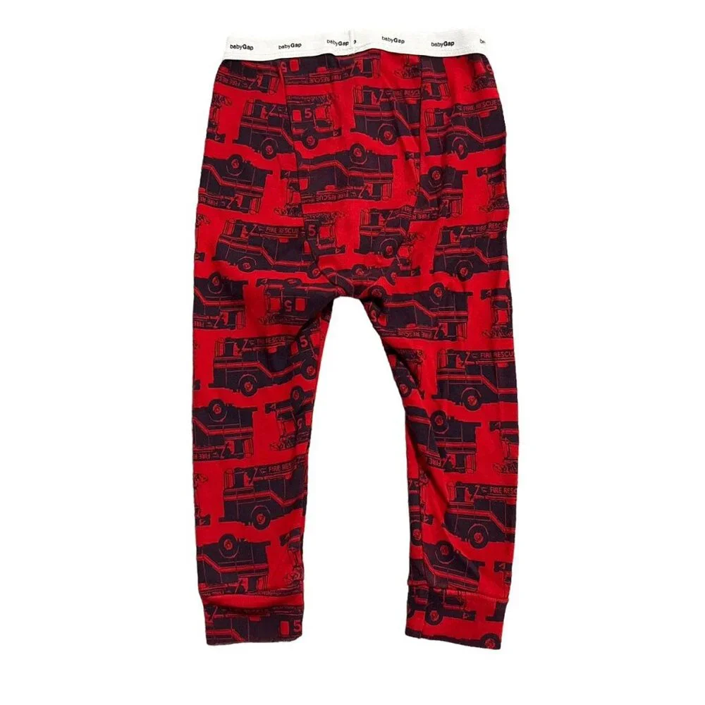 Gap Kids 18-24m Fire Engine Pajamas Set